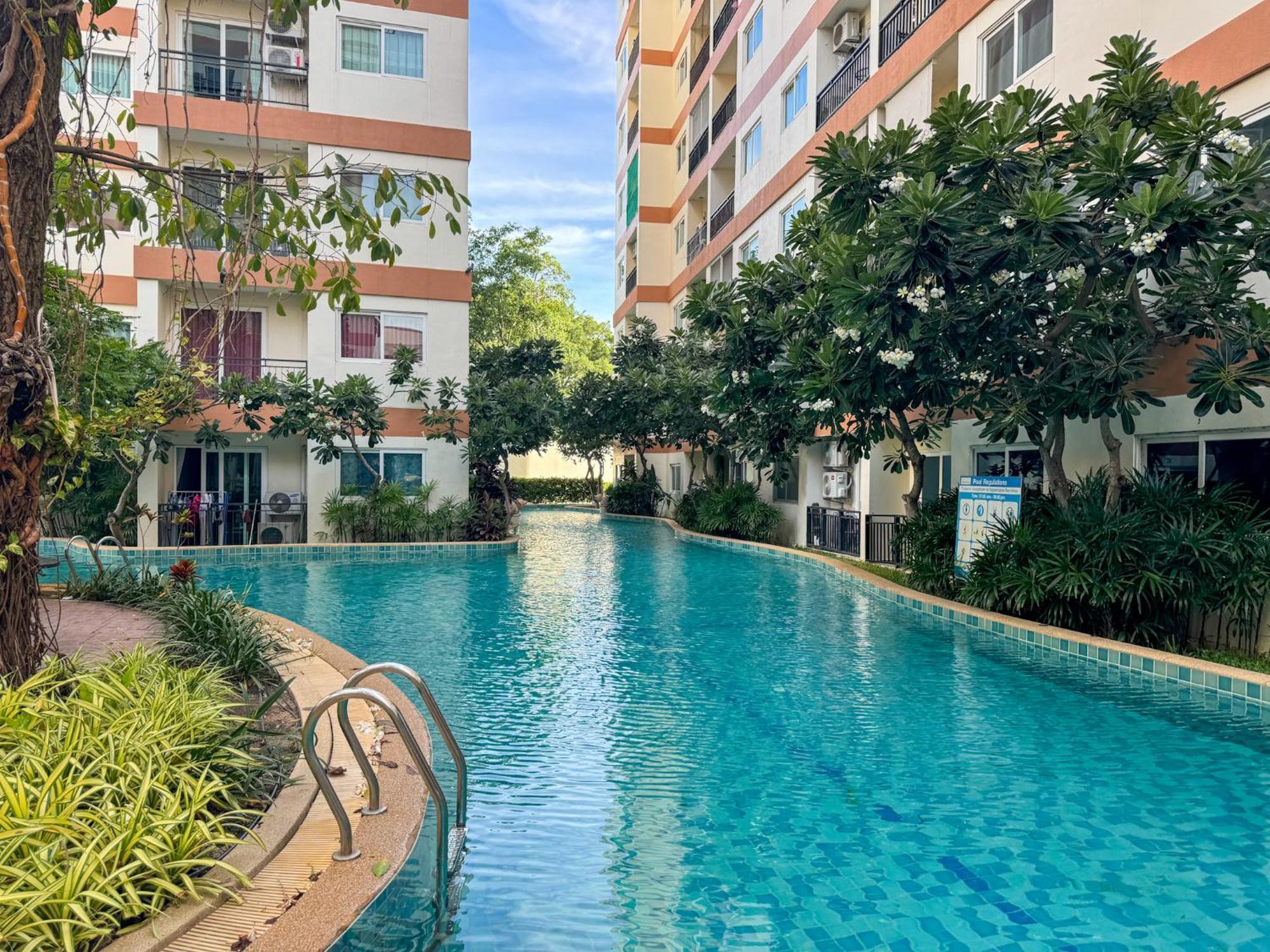 卧室直达泳池 全网最低价 到中天海滩5分钟 Jomtien Beach Dış mekan fotoğraf